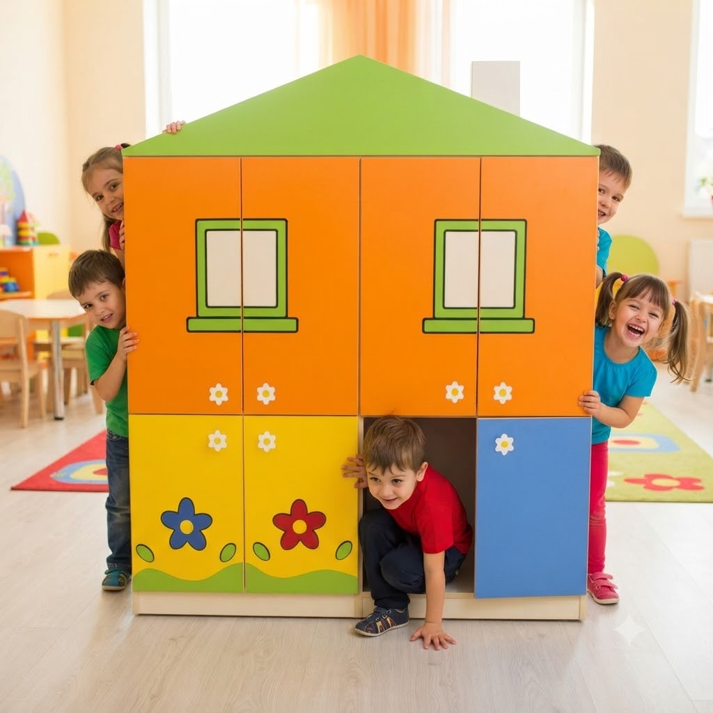 Çatılı Ev Ayakkabılık