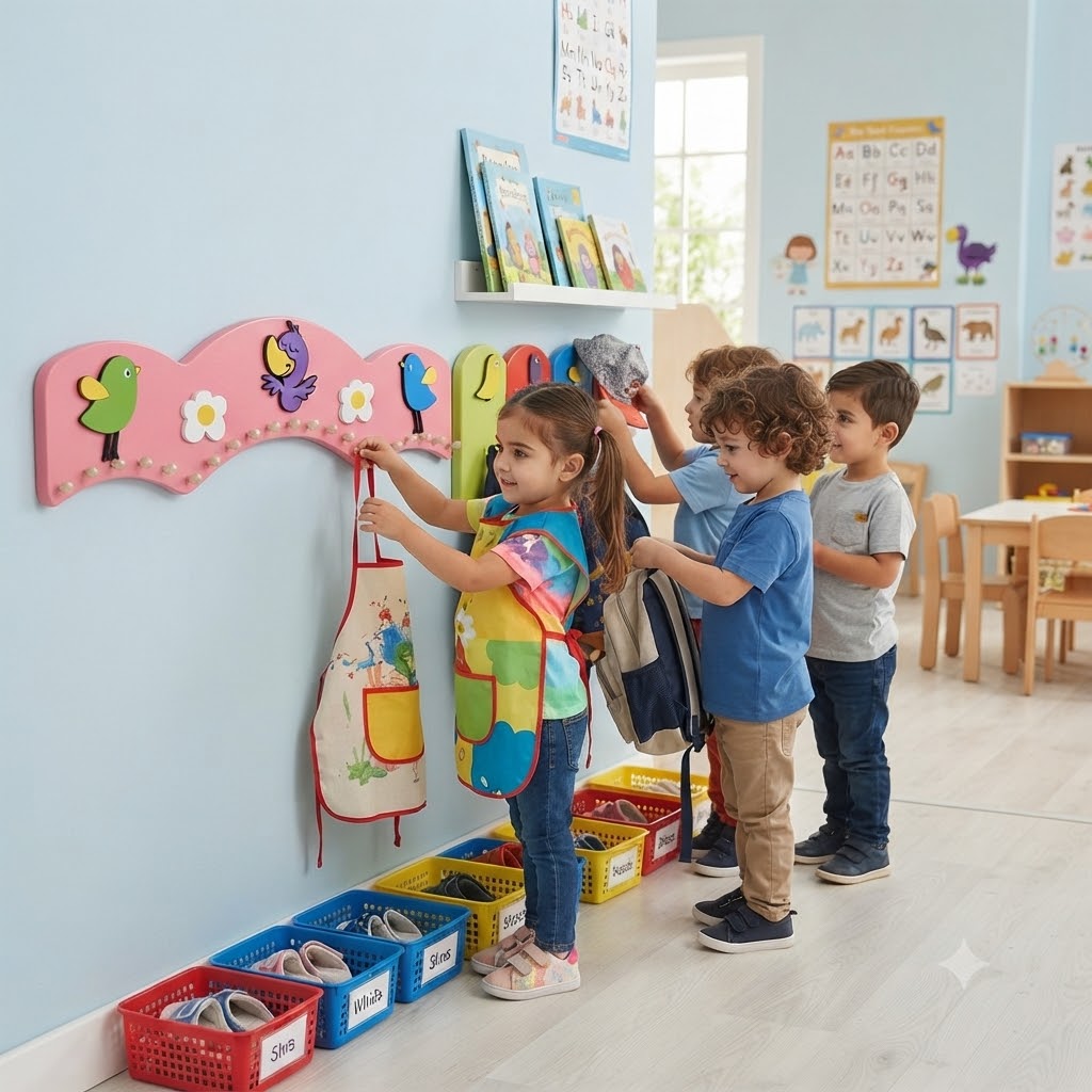 Kuş Figürlü Askılık