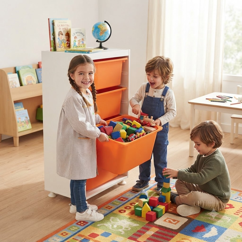 Plastik Çekmeceli Kule Dolap 5 Büyük