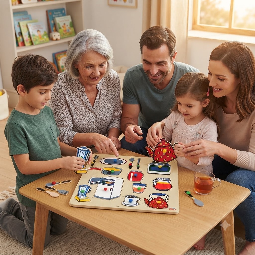 Mutfağımız Ahşap Puzzle