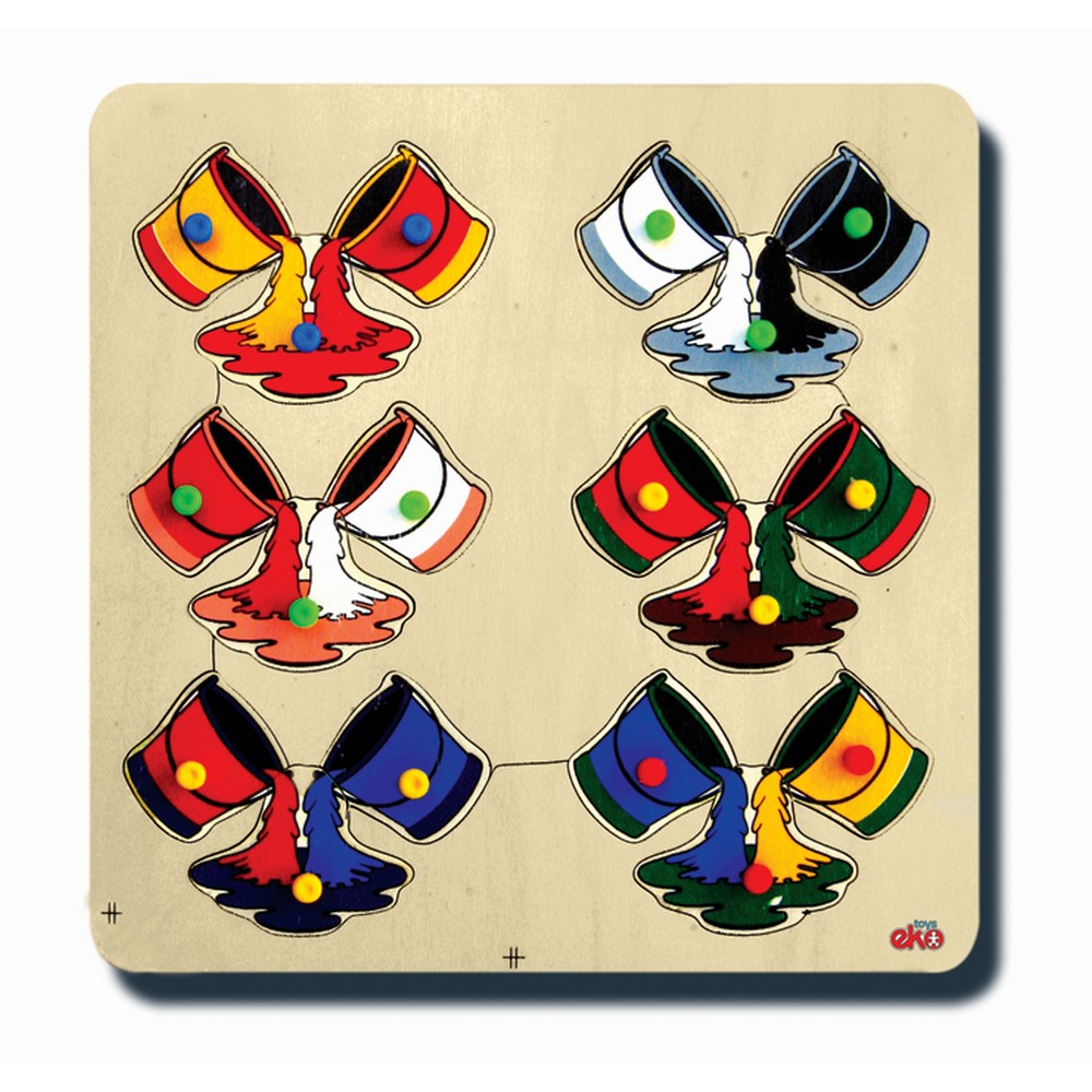 Renklerin Oluşumu Ahşap Puzzle