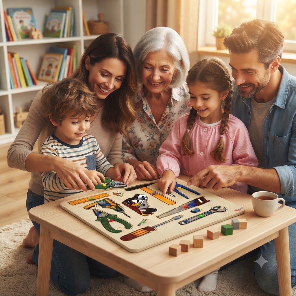 Tamir Aletleri Ahşap Puzzle