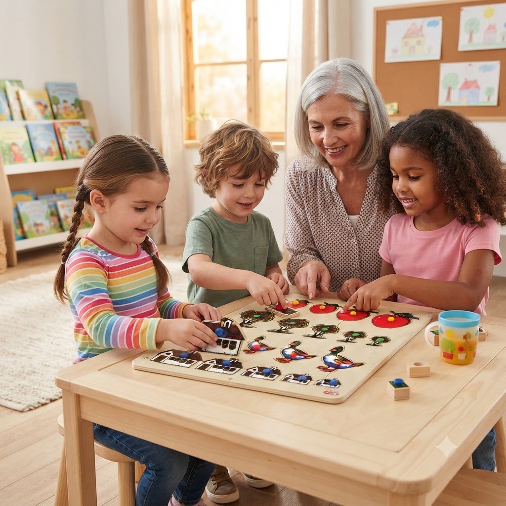 Küçükten Büyüğe Ahşap Puzzle
