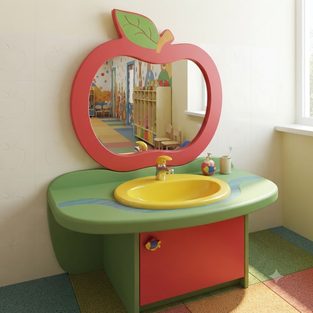 Elma Lavabo Aynası