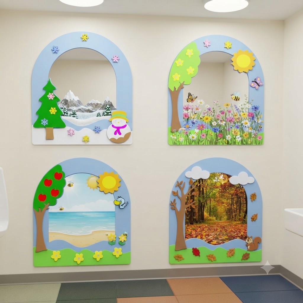 Dört Mevsim Lavabo Aynası -