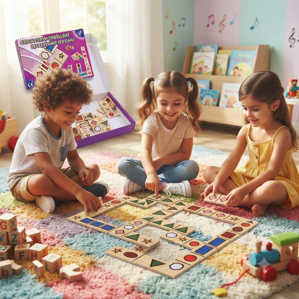 Geometrik Şekil Eşleştirme Oyunu
