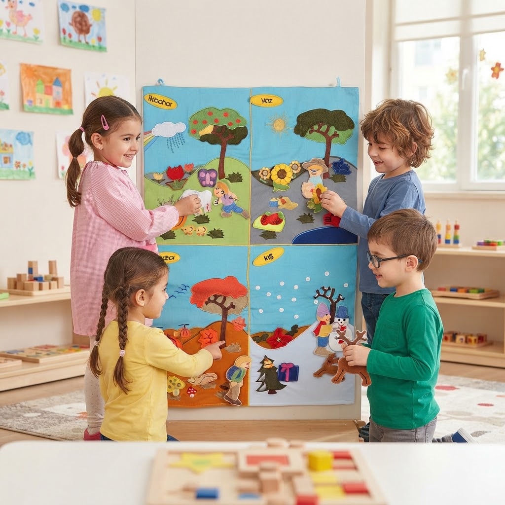 Mevsim Modeli Panosu Cırtcırtlı